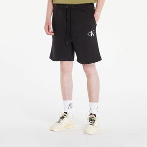 Calvin Klein Jeans Monogram Fleece Jogger Shorts Black imagine