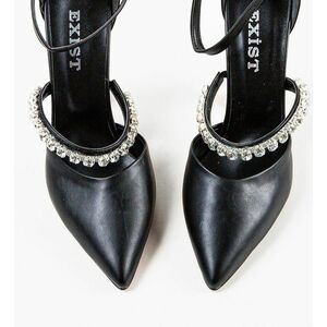 Pantofi dama Rufus Argintii Negri 2 imagine