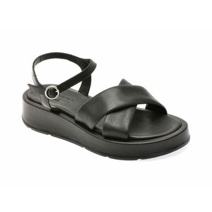 Sandale casual GRYXX negre, 2414151, din piele naturala imagine