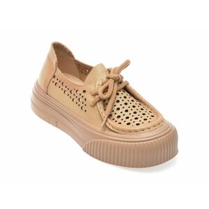 Pantofi casual GRYXX nude, 95655, din piele naturala imagine