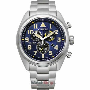 Ceas Citizen SUPER TITANIUM AT2480-81L Eco-Drive Cronograf imagine