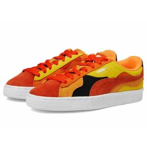 Incaltaminte Fete PUMA Kids Suede Camowave (Big Kid) Warm EarthClementinePel Yellow imagine