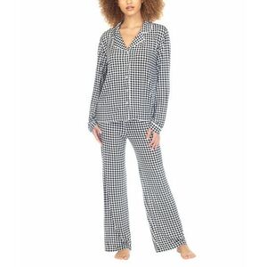 Imbracaminte Femei Honeydew Intimates All American PJ Set BlackWhite Check imagine