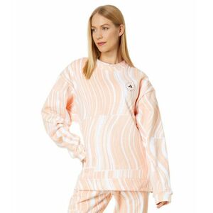 Imbracaminte Femei adidas by Stella McCartney TrueCasuals Graphic Sweatshirt HS0986 Blush PinkWhite imagine