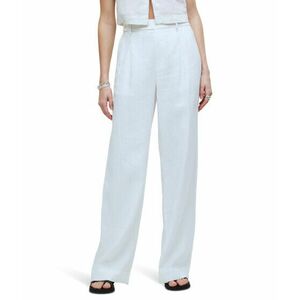 Imbracaminte Femei Madewell The Harlow Wide-Leg Pant in 100 Linen Eyelet White imagine