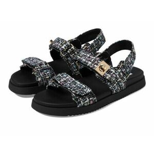 Incaltaminte Femei Steve Madden Mona Sandal BlackWhite Multi imagine