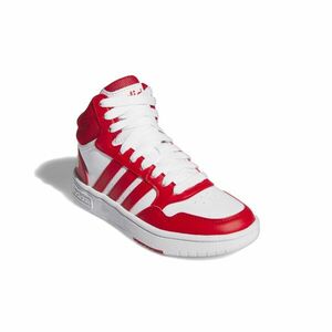 Incaltaminte Fete adidas Hoops 30 Mid (Little KidBig Kid) WhiteBetter ScarletBetter Scarlet imagine