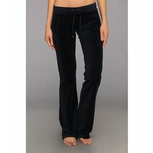 Imbracaminte Femei Juicy Couture Original Velour Bootcut Pant w Snap Pocket Regal imagine