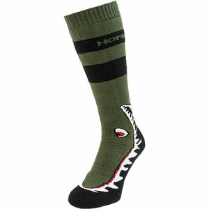 Horsefeathers SHARK SNOW SOCKS Șosete snowboard bărbați, verde, mărime imagine