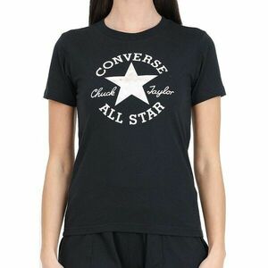 Converse CHUCK PATCH INFILL TEE Tricou pentru femei, negru, mărime imagine