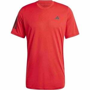 adidas CLUB 3-STRIPES TENNIS Tricou tenis bărbați, roșu, mărime imagine