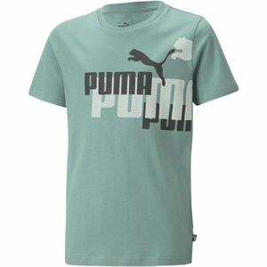 Puma ESS+LOGO POWER TEE Tricou băieți, verde, mărime imagine