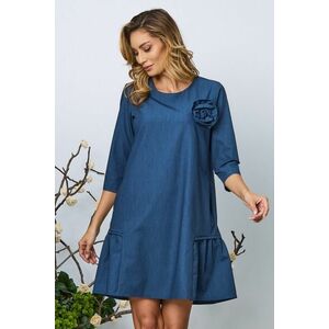 Rochie de zi Gertrud Indigo imagine