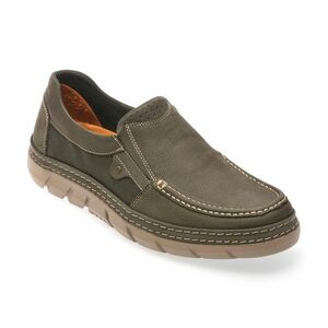 Mocasini casual PANORAMA kaki, 4172481, din nabuc imagine