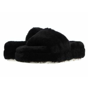 Incaltaminte Femei JSlides Bryce Black Shearling imagine