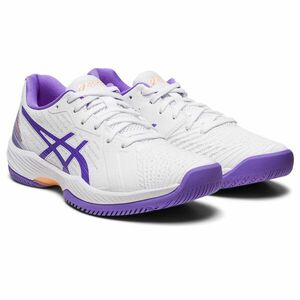 Incaltaminte Femei ASICS Solution Swift FF Tennis Shoe WhiteAmethyst imagine