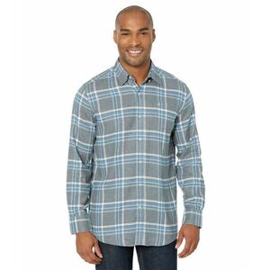 Imbracaminte Barbati Southern Tide Beach Flannel Reid Plaid Shirt Heather Harbor Mist imagine