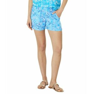 Imbracaminte Femei Lilly Pulitzer Lilo Linen Shorts Amalfi Blue By The Seashore imagine