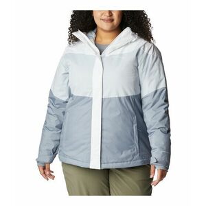 Imbracaminte Femei Columbia Plus Size Tipton Peaktrade II Insulated Jacket WhiteTradewinds GreyCirrus Grey imagine