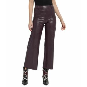 Imbracaminte Femei Lysse High-Waist Vegan Leather Wide Leg Crop Pants Lava imagine