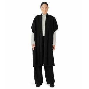 Imbracaminte Femei Eileen Fisher Oversized Poncho Black imagine