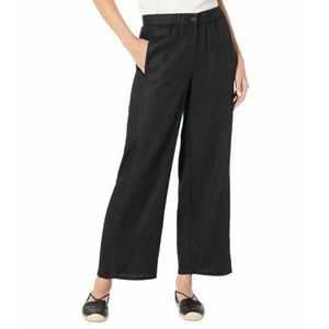 Imbracaminte Femei Eileen Fisher Petite Wide Ankle Pants Black imagine