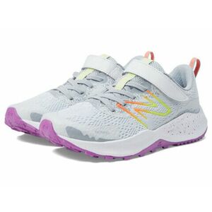 Incaltaminte Fete New Balance Kids Dynasoft Nitrel v5 Bungee Lace with Hook-and-Loop Top Strap (Little Kid) Quartz GreyCosmic Rose imagine