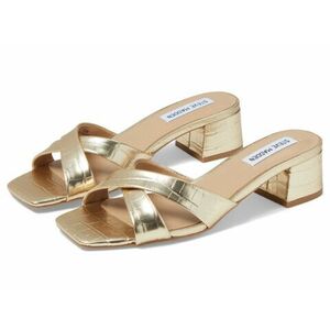 Incaltaminte Femei Steve Madden Gaia Sandal Gold Croco imagine