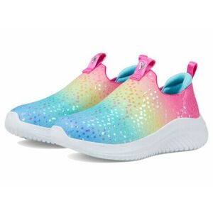 Incaltaminte Fete SKECHERS Ultra Flex 30 - Rainbow Confetti (Little KidBig Kid) PinkMulti imagine