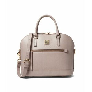 Genti Femei Dooney Burke Saffiano Domed Zip Satchel Oyster imagine