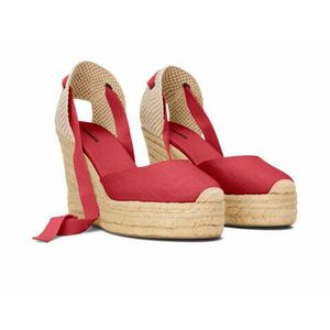 Incaltaminte Femei Soludos Platform Wedge Espadrille Reef Red imagine