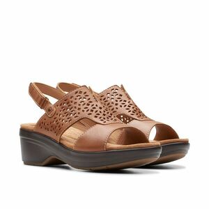 Incaltaminte Femei Clarks Tuleah Sun Tan Leather imagine