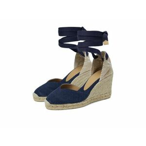 Incaltaminte Femei CASTANER Chiara 80 mm Wedge Espadrille Dark Blue imagine