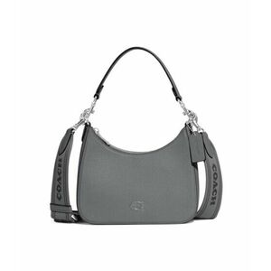 Genti Femei COACH Hobo Crossbody in Cross Grain Leather GreyBlue imagine