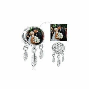 Talisman din argint Custom Photo Dream Catcher imagine