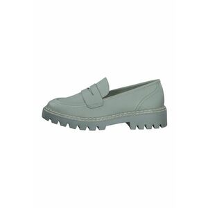 Pantofi loafer de piele ecologica cu cusaturi contrastante imagine