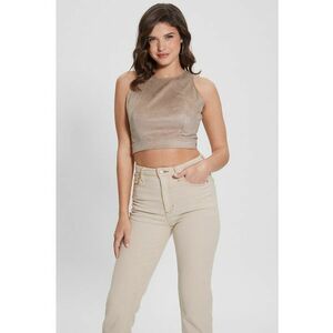 Top crop slim fit cu model imagine