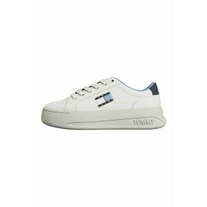 Pantofi sport din piele cu talpa flatform imagine