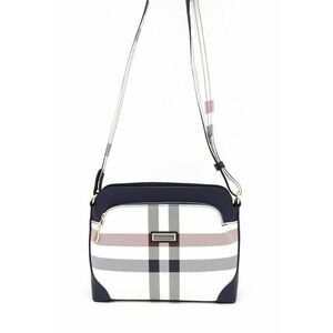 Geanta crossbody cu model in carouri imagine