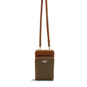 Geanta crossbody de piele ecologica cu buzunare cu fermoar imagine