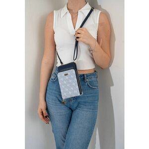 Geanta crossbody de piele ecologica cu buzunar cu fermoar imagine