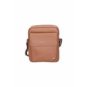 Geanta crossbody de piele ecologica cu buzunar cu clapa 24505 imagine