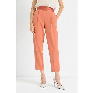 Pantaloni crop cu talie inalta imagine