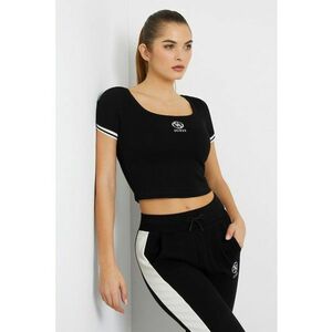 Tricou crop pentru fitness imagine