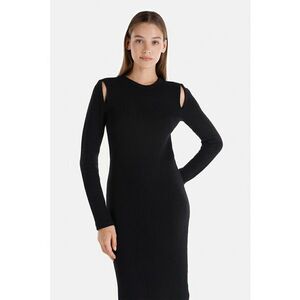 Rochie cu aspect striat si decupaje imagine