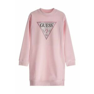 GUESS - Rochie cu decolteu la baza gatului si aplicatii de strasuri imagine