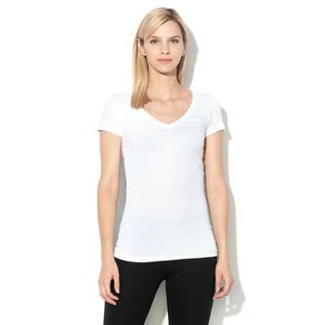 Tricou slim fit din amestec de bumbac organic imagine