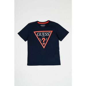 GUESS - Tricou de bumbac organic cu imprimeu logo imagine