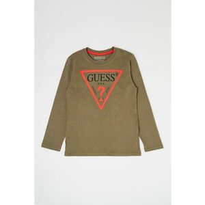 Guess - Bluza din bumbac organic cu imprimeu logo imagine