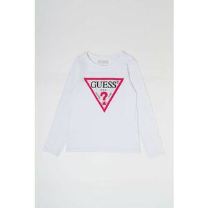 GUESS - Bluza cu imprimeu logo si strasuri imagine